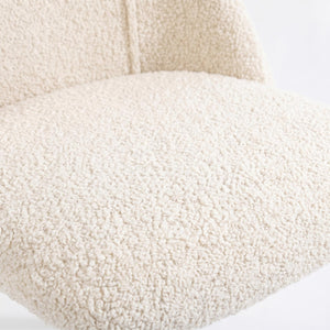 KALI FABRIC BEIGE WALNUT LEG