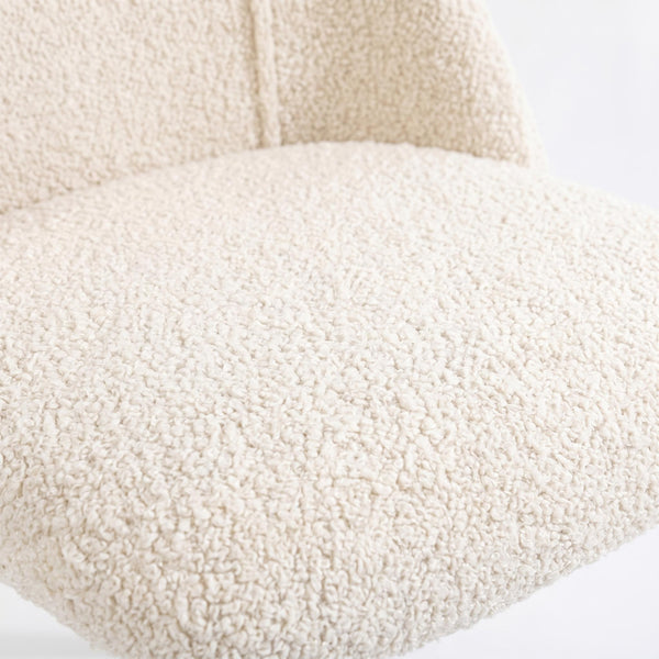 KALI FABRIC BEIGE WALNUT LEG