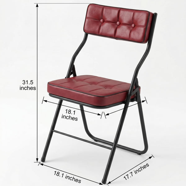 Qircuts Oiled leather Red