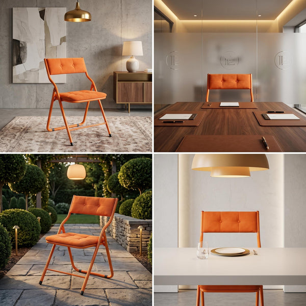 Qircuts Fabric Orange