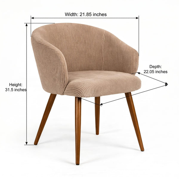 ERCAIDS CAMEL WALNUT LEG