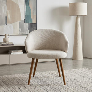 ERCAIDS BEIGE WALNUT LEG